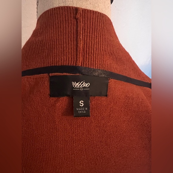 Mossimo Cardigan Rust Orange Size Small - Picture 9 of 9